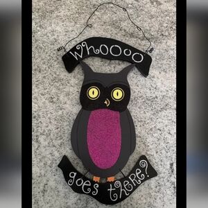 🇺🇦 Owl Decor Piece Wall Art Halloween Spring Easter New